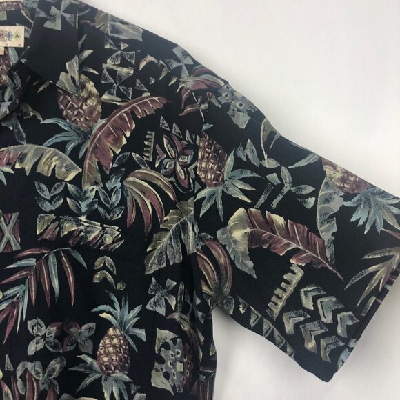 Campia Moda Hawaiian Short Sleeve Dress Shirt Size Medium - Picture 7 of 13